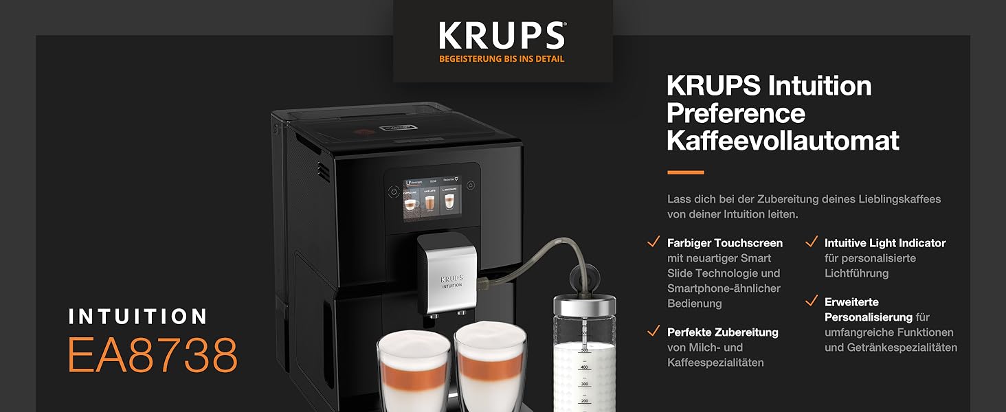 Krups EA8738 Intuition Kaffeevollautomat